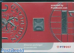Netherlands 2001 Silver Stamp Presentation Pack 251, Mint NH, Various - Money On Stamps - Neufs