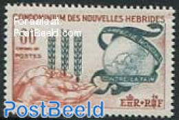 New Hebrides 1963 Freedom From Hunger 1v F, Unused (hinged), Health - Food & Drink - Freedom From Hunger 1963 - Nuovi