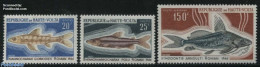 Upper Volta 1969 Fish 3v, Mint NH, Nature - Fish - Fische