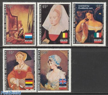 Upper Volta 1973 Europafrique 5v, Mint NH, History - Afriqueeurope - Art - Paintings - Andere & Zonder Classificatie