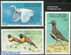 French Polynesia 1982 Birds 3v, Mint NH, Nature - Birds - Ongebruikt