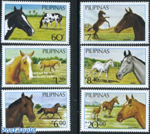 Philippines 1985 Horses 6v, Mint NH, Nature - Horses - Filipinas