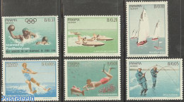 Panama 1964 Olympic Games & Sports 6v, Mint NH, Nature - Sport - Transport - Fish - Fishing - Diving - Olympic Games -.. - Fische