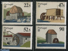 Portugal 1986 Lubrapex, Watermills 4v, Mint NH, Various - Mills (Wind & Water) - Ongebruikt