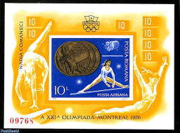 Romania 1976 Olympic Winners Montreal S/s (gymnastics), Mint NH, Sport - Gymnastics - Olympic Games - Ongebruikt