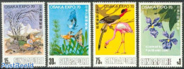 Singapore 1970 Expo 70 4v, Mint NH, Nature - Various - Animals (others & Mixed) - Birds - Fish - Shells & Crustaceans .. - Fische