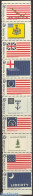United States Of America 1968 Flags 10v (folded In Centre), Mint NH, History - Flags - Ongebruikt