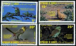 Djibouti 1985 Audubon, Birds 4v, Mint NH, Nature - Birds - Kingfishers - Djibouti (1977-...)