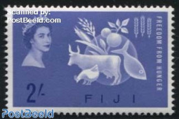 Fiji 1963 Freedom From Hunger 1v, Mint NH, Health - Nature - Food & Drink - Cattle - Poultry - Alimentation