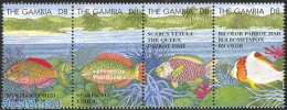 Gambia 1995 Marine Life 4v [:::], Mint NH, Nature - Fish - Fische