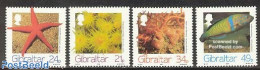 Gibraltar 1994 Marine Life 4v, Mint NH, Nature - Fish - Shells & Crustaceans - Poissons