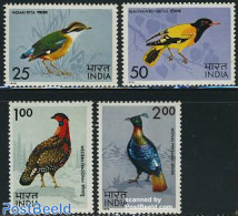 India 1975 Birds 4v, Mint NH, Nature - Birds - Poultry - Nuevos