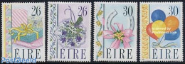 Ireland 1990 Greeting Stamps 4v, Mint NH, Various - Greetings & Wishing Stamps - Ungebraucht
