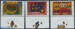 Israel 1996 Jewish Festivals 3v, Mint NH, Religion - Judaica - Unused Stamps (with Tabs)