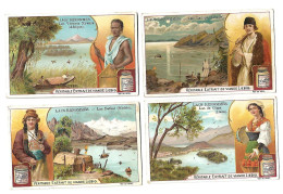 S 672 , Liebig 6 Cards, Lacs Renommés (ref B16) - Liebig