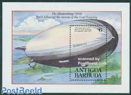 Antigua & Barbuda 1992 Zeppelin S/s, Mint NH, Transport - Zeppelins - Zeppelines