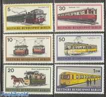 Germany, Berlin 1971 Transports 6v, Mint NH, Nature - Transport - Horses - Railways - Trams - Unused Stamps