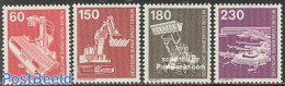 Germany, Berlin 1978 Definitives, Technics 4v, Mint NH, Health - Transport - Various - Health - Aircraft & Aviation - .. - Ongebruikt