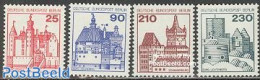 Germany, Berlin 1978 Definitives, Castles 4v, Mint NH, Art - Castles & Fortifications - Unused Stamps
