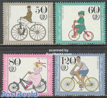 Germany, Berlin 1985 Youth 4v, Mint NH, Sport - Various - Cycling - International Youth Year 1984 - Art - Fashion - Nuovi