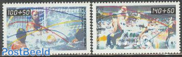 Germany, Berlin 1990 Sports 2v, Mint NH, Health - Sport - Disabled Persons - Basketball - Sport (other And Mixed) - Sw.. - Unused Stamps