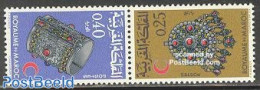 Morocco 1968 Red Cross 2v [:], Mint NH, Health - Red Cross - Art - Art & Antique Objects - Red Cross