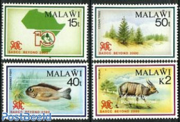 Malawi 1990 SADCC Conference 4v, Mint NH, Nature - Animals (others & Mixed) - Fish - Trees & Forests - Fische