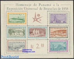Panama 1958 World Expo Brussels S/s, Mint NH, Various - World Expositions - Panamá