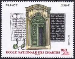 FRANCE - 2021 - ECOLE NATIONALE DES CHARTES - YT 5472 - Neuf ** - Unused Stamps