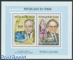 Chad 2004 Karle/Hauptman S/s, Mint NH, History - Science - Geology - Nobel Prize Winners - Chemistry & Chemists - Andere & Zonder Classificatie