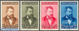 Türkiye 1940 N. Kemal 4v, Mint NH, Art - Authors - Autres & Non Classés