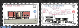 Türkiye 1987 Europa, Modern Architecture 2v, Mint NH, History - Europa (cept) - Art - Modern Architecture - Andere & Zonder Classificatie