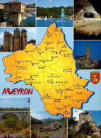 AVEYRON  - MULTI-VUES - Cartes Géographiques
