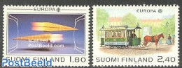 Finland 1988 Europa, Transport And Communication 2v, Mint NH, History - Nature - Transport - Europa (cept) - Horses - .. - Nuevos