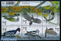 Finland 2001 Birds S/s, Mint NH, Nature - Birds - Ungebraucht