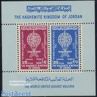 Jordan 1962 Anti Malaria S/s, Mint NH, Health - Nature - Health - Insects - Jordanien