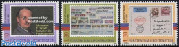 Liechtenstein 2005 Postal Museum 3v, Mint NH, Philately - Stamps On Stamps - Art - Handwriting And Autographs - Museums - Ongebruikt