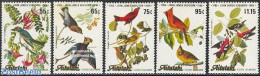 Aitutaki 1985 J.J. Audubon 5v, Mint NH, Nature - Birds - Aitutaki