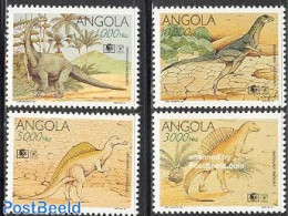 Angola 1994 Prehistoric Animals 4v, Mint NH, Nature - Prehistoric Animals - Préhistoriques