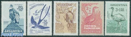 Argentina 1960 Birds 5v, Mint NH, Nature - Birds - Woodpeckers - Ongebruikt