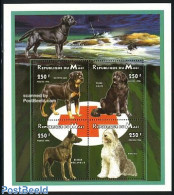 Mali 1996 Red Cross/dogs 4v M/s, Mint NH, Health - Nature - Transport - Red Cross - Dogs - Ships And Boats - Rode Kruis