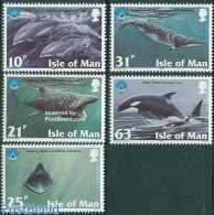 Isle Of Man 1998 International Ocean Year 5v, Mint NH, Nature - Sea Mammals - Man (Eiland)