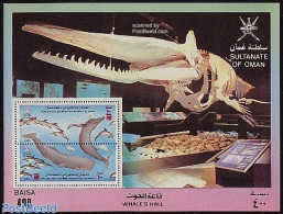 Oman 1993 Whales & Dolphins S/s, Mint NH, Nature - Sea Mammals - Omán