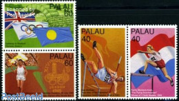 Palau 1996 Olympic Games 2x2v [:], Mint NH, History - Sport - Netherlands & Dutch - Athletics - Olympic Games - Geographie