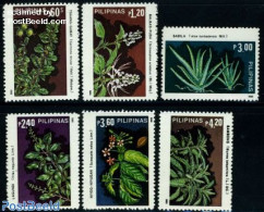 Philippines 1985 Medical Plants 6v, Mint NH, Health - Nature - Health - Flowers & Plants - Philippinen