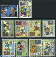 San Marino 1970 Walt Disney 10v, Mint NH, Art - Disney - Nuevos