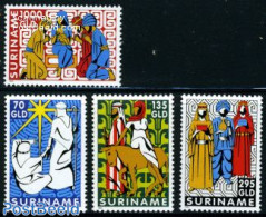 Suriname, Republic 1995 Christmas 4v, Mint NH, Religion - Christmas - Kerstmis