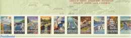 Canada 1998 Waterways 10v (from Booklet), Mint NH, Sport - Transport - Cycling - Ships And Boats - Art - Bridges And T.. - Nuevos