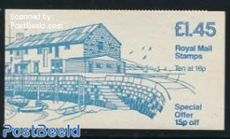 Great Britain 1983 Def. Booklet, Lyme Regis, Selvedge At Right, Mint NH, Stamp Booklets - Ongebruikt