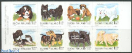Finland 1998 Dogs 8v In Booklet, Mint NH, Nature - Dogs - Stamp Booklets - Nuevos
